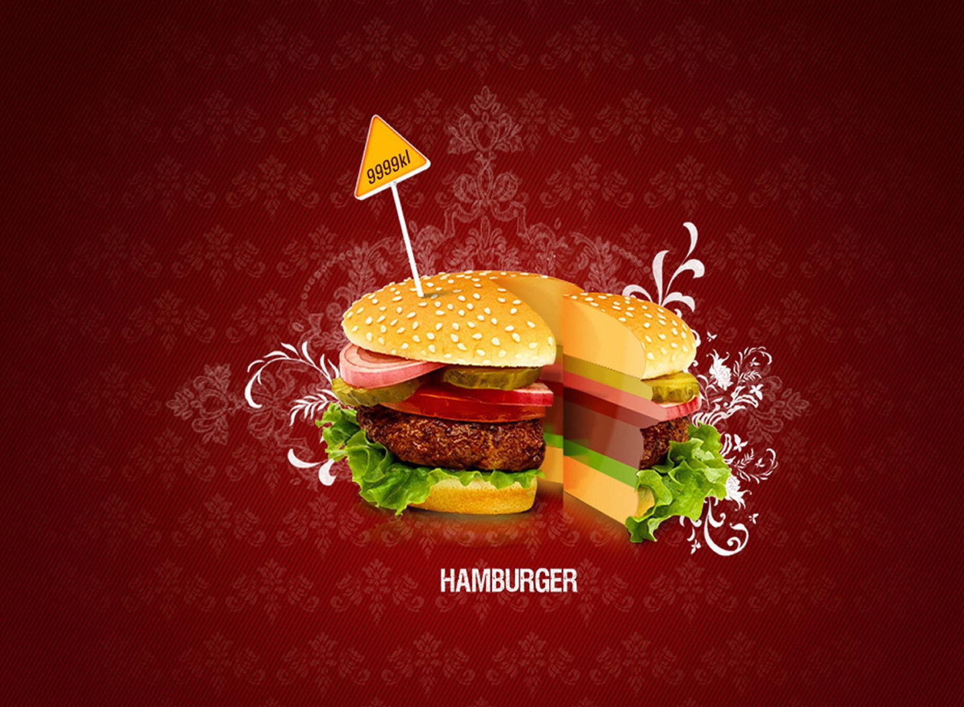 Fondo de pantalla Hamburger 1920x1408