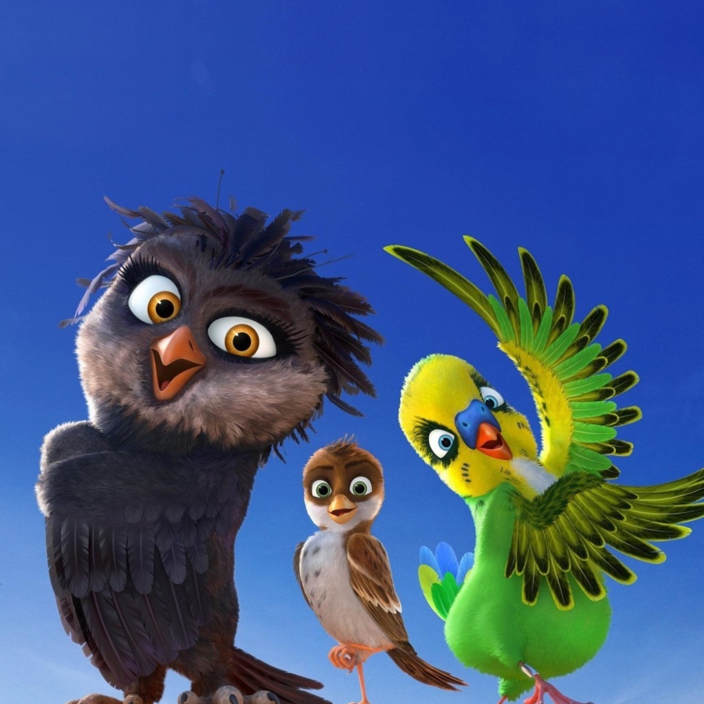 Das Angry Birds the Movie Wallpaper 1024x1024