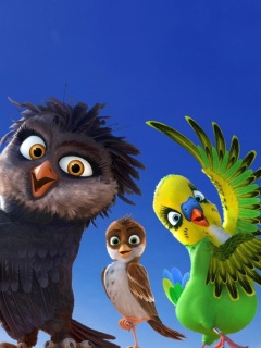 Das Angry Birds the Movie Wallpaper 240x320