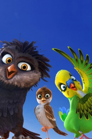 Das Angry Birds the Movie Wallpaper 320x480