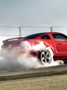 Red Mustang GT Best USA Sporcar wallpaper 132x176