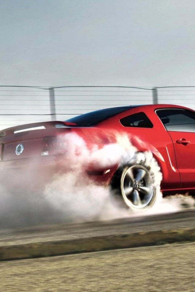 Red Mustang GT Best USA Sporcar screenshot #1 640x960