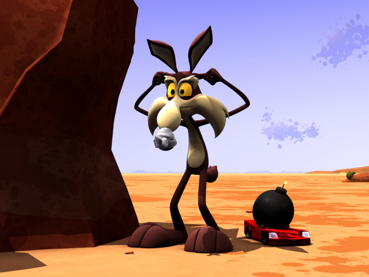 Обои Wile E Coyote and Road Runner 1280x960