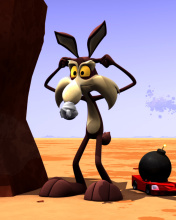 Wile E Coyote and Road Runner wallpaper 176x220