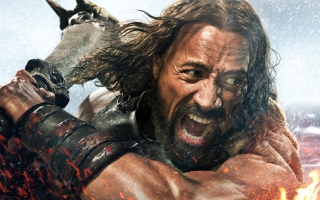 Dwayne Johnson in Hercules Background for Android, iPhone and iPad