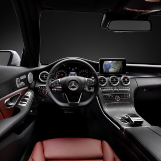 Mercedes Benz C250 AMG W205 2014 Luxury Interior - Obrázkek zdarma pro iPad