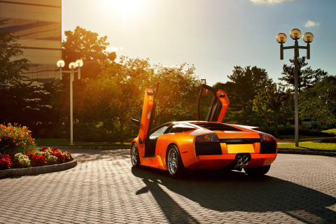 Screenshot №1 pro téma Lamborghini HD 480x320