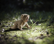 Fondo de pantalla Cute Baby Crawling 176x144