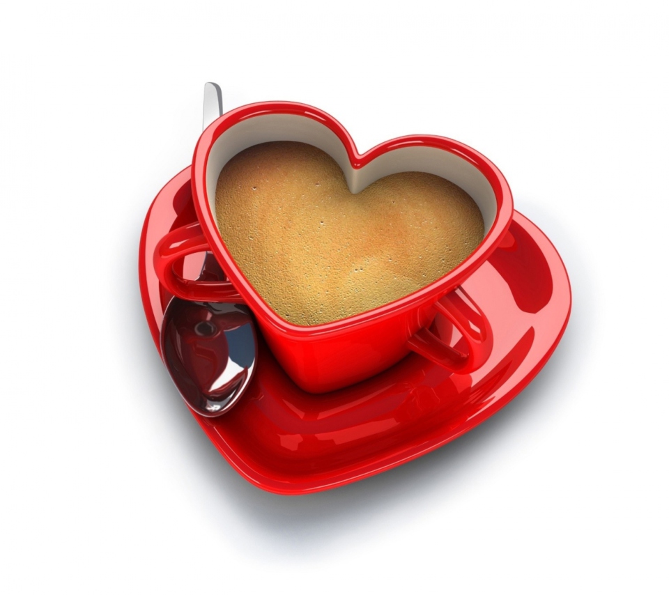 Das Cup Of Love Wallpaper 960x854