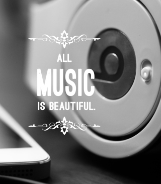 Music Is Beautiful - Obrázkek zdarma pro 132x176
