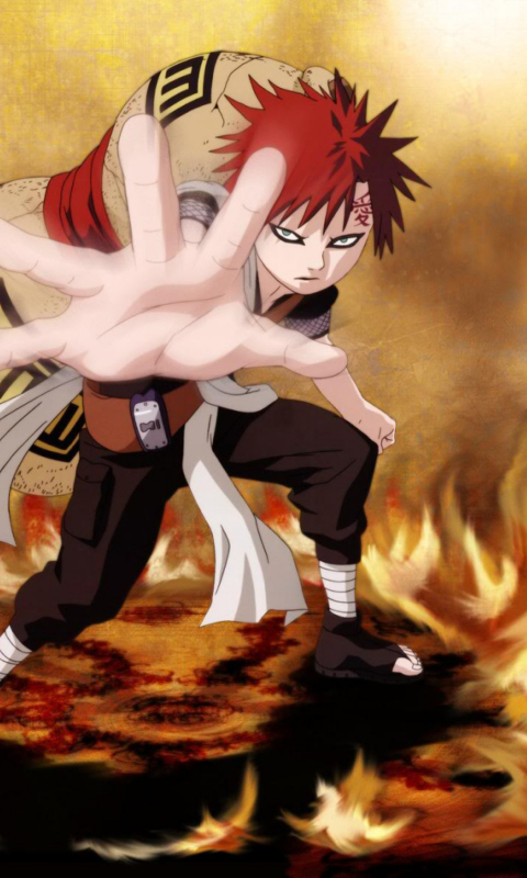 Fondo de pantalla Gaara 480x800