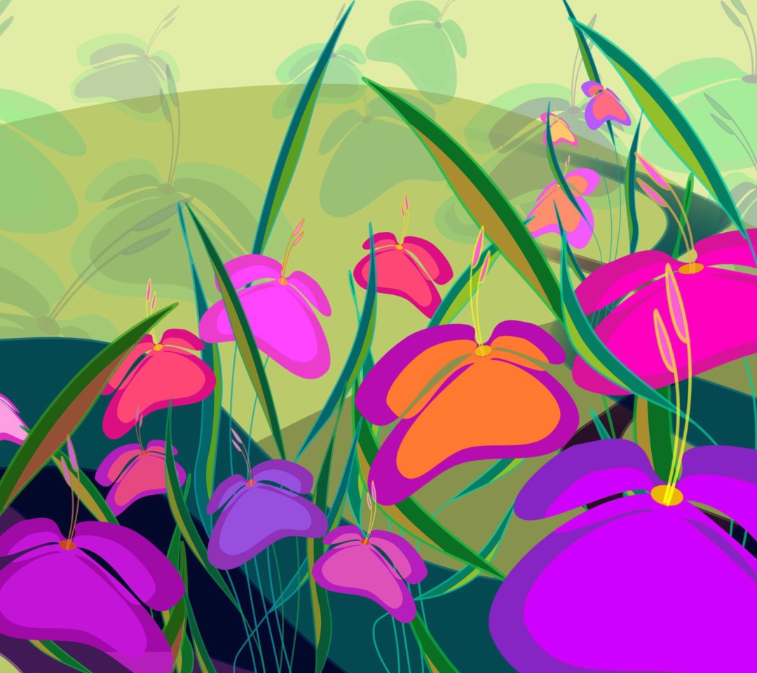 Обои Meadow Flowers 1080x960