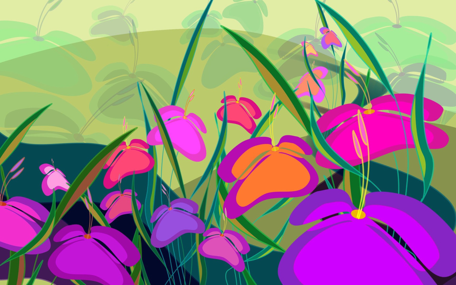 Screenshot №1 pro téma Meadow Flowers 1920x1200