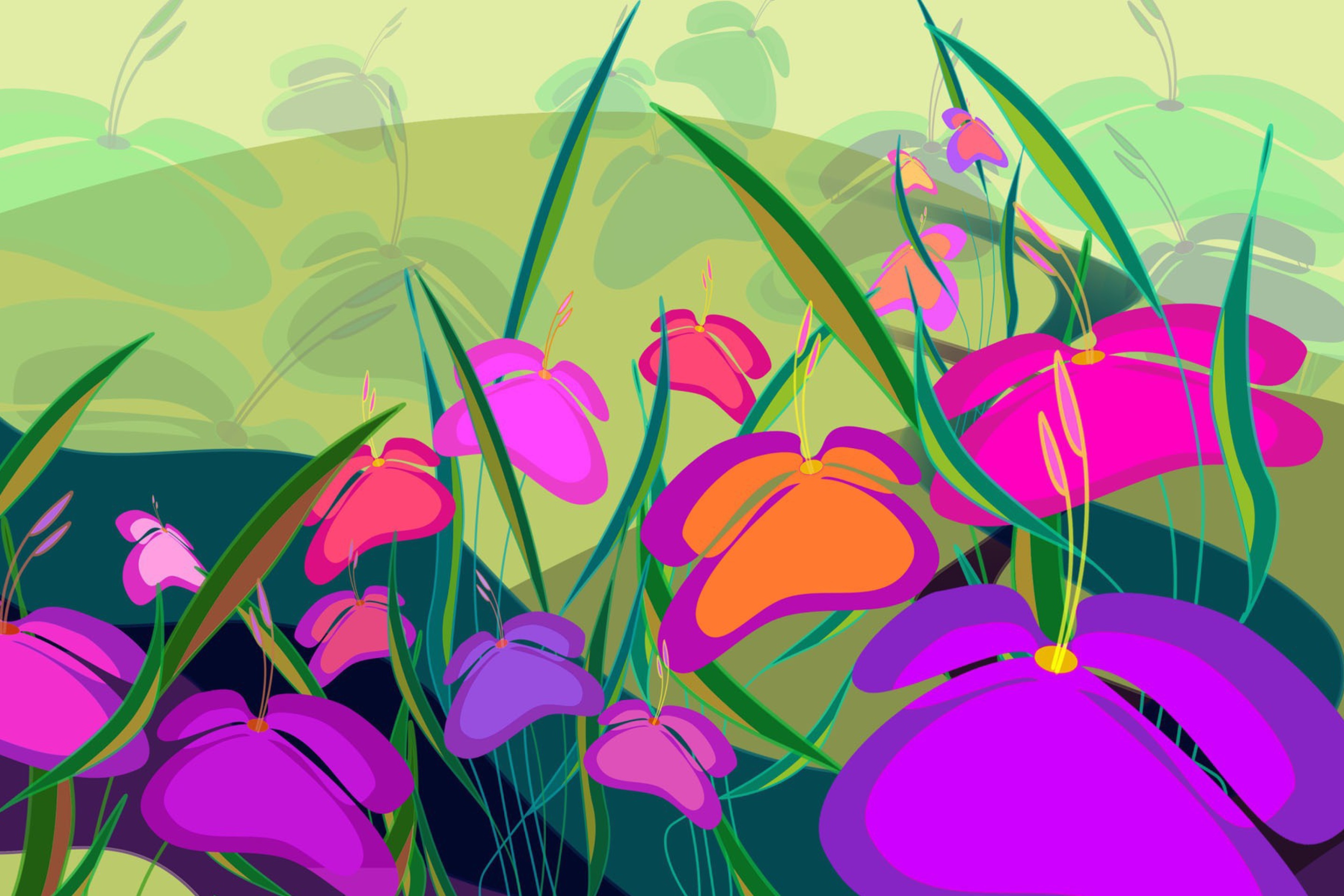 Screenshot №1 pro téma Meadow Flowers 2880x1920