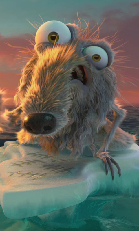 Ice Age Continental Drift wallpaper 480x800