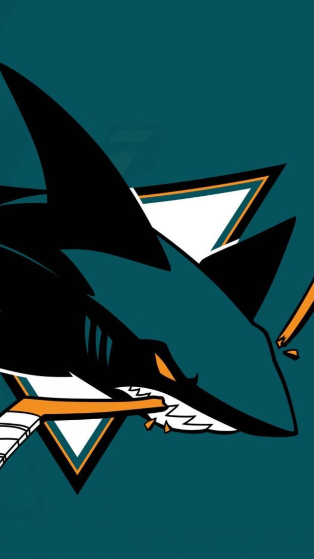 San Jose Sharks NHL Team wallpaper 640x1136