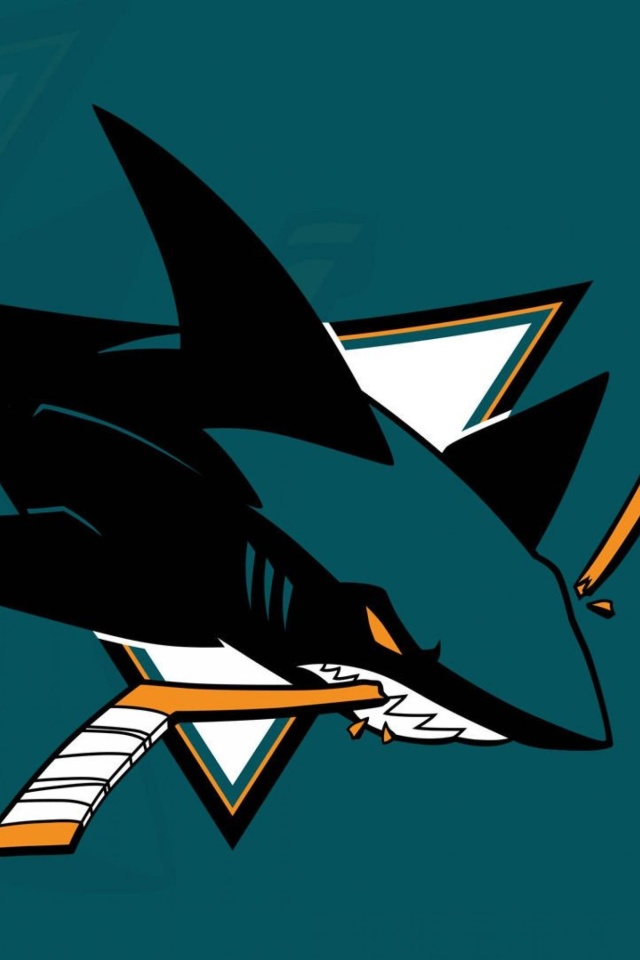 Das San Jose Sharks NHL Team Wallpaper 640x960