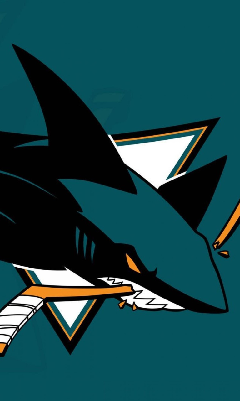 Das San Jose Sharks NHL Team Wallpaper 768x1280