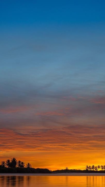Das Ocean Sunset Wallpaper 360x640