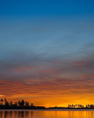 Free Ocean Sunset Picture for 768x1280