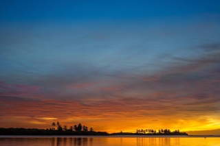 Ocean Sunset Background for Nokia XL