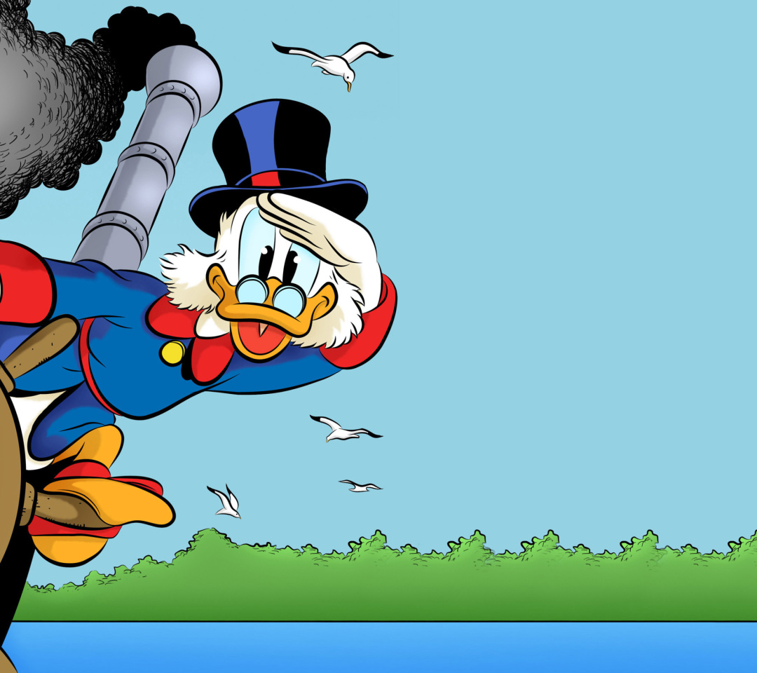 Das Scrooge McDuck from Ducktales Wallpaper 1080x960