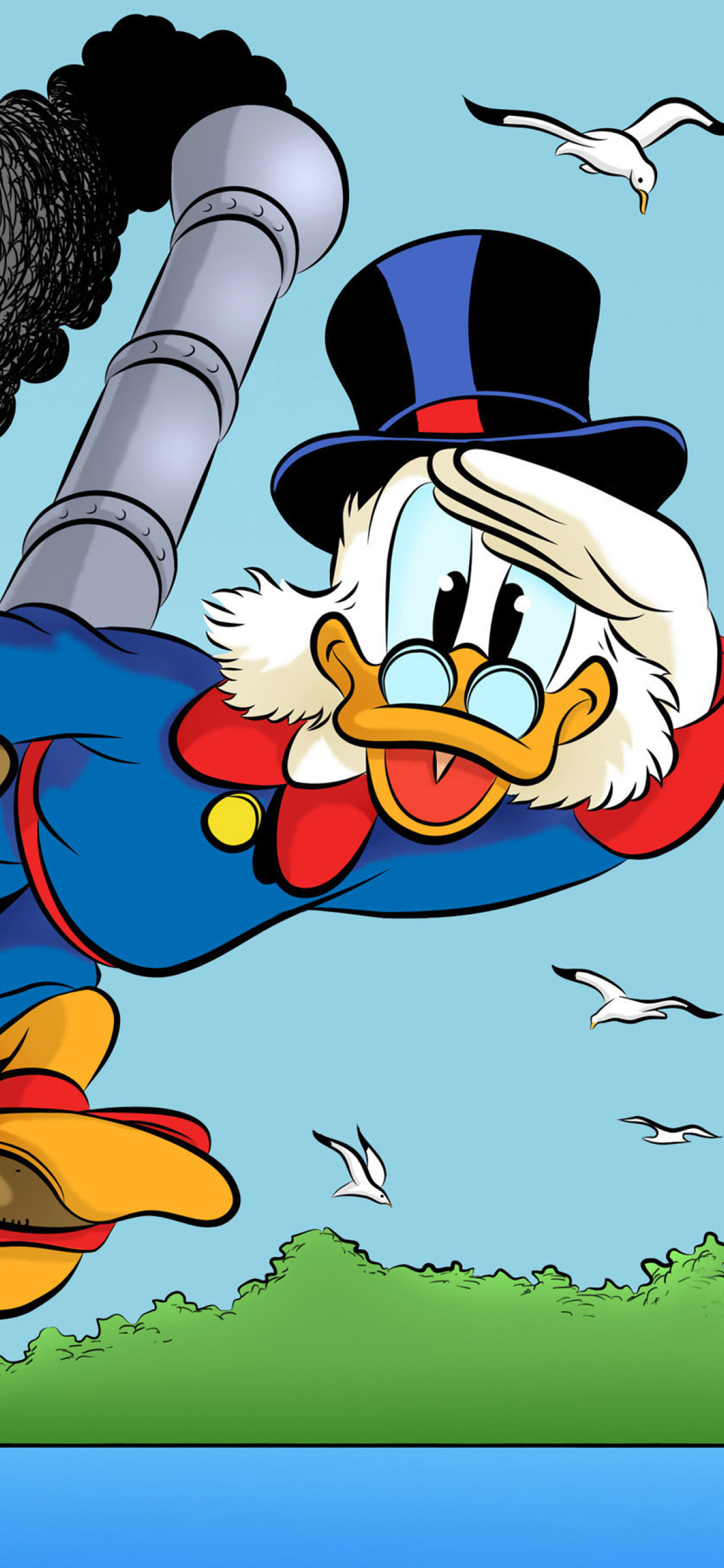 Scrooge McDuck from Ducktales wallpaper 1170x2532