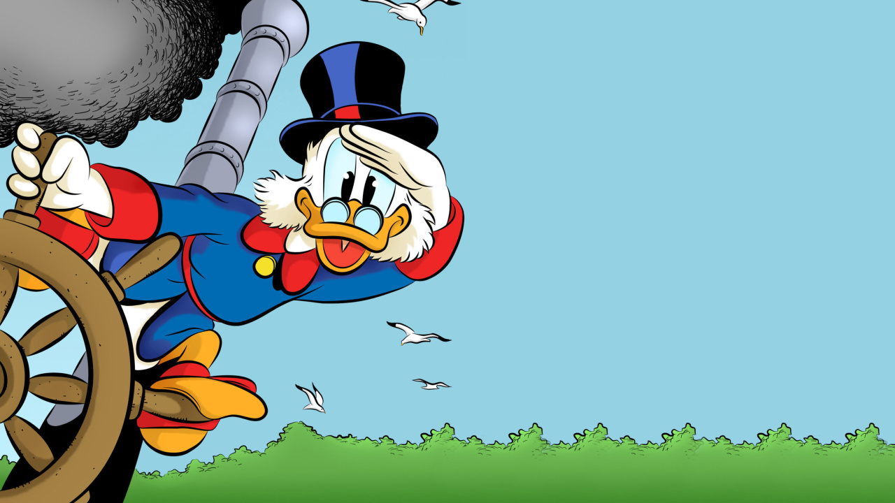 Fondo de pantalla Scrooge McDuck from Ducktales 1280x720