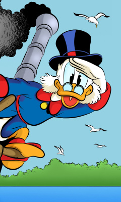 Das Scrooge McDuck from Ducktales Wallpaper 240x400