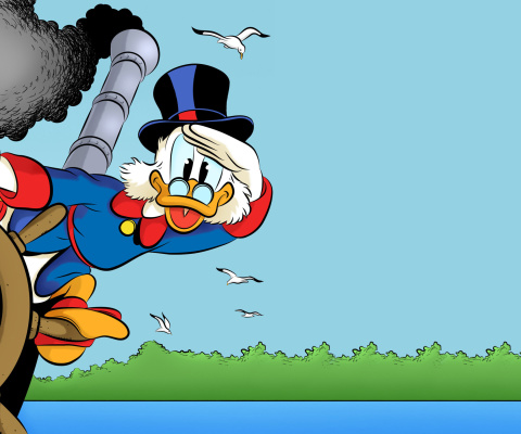 Обои Scrooge McDuck from Ducktales 480x400