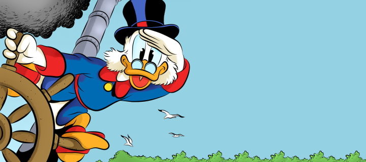 Обои Scrooge McDuck from Ducktales 720x320