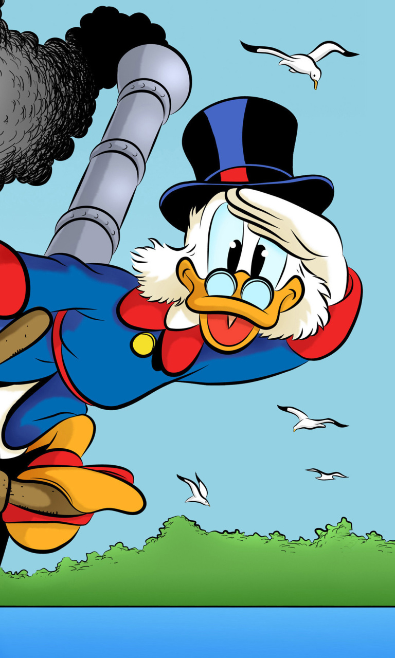 Fondo de pantalla Scrooge McDuck from Ducktales 768x1280