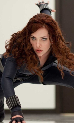 Fondo de pantalla Scarlett Johansson Star As Natasha Romanoff 240x400