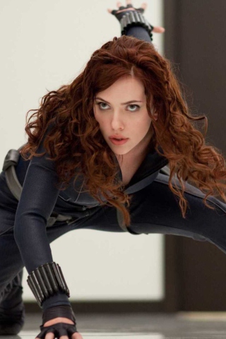 Sfondi Scarlett Johansson Star As Natasha Romanoff 320x480
