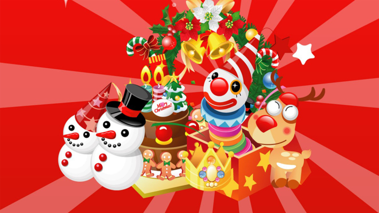 Das Christmas Wallpaper 1280x720