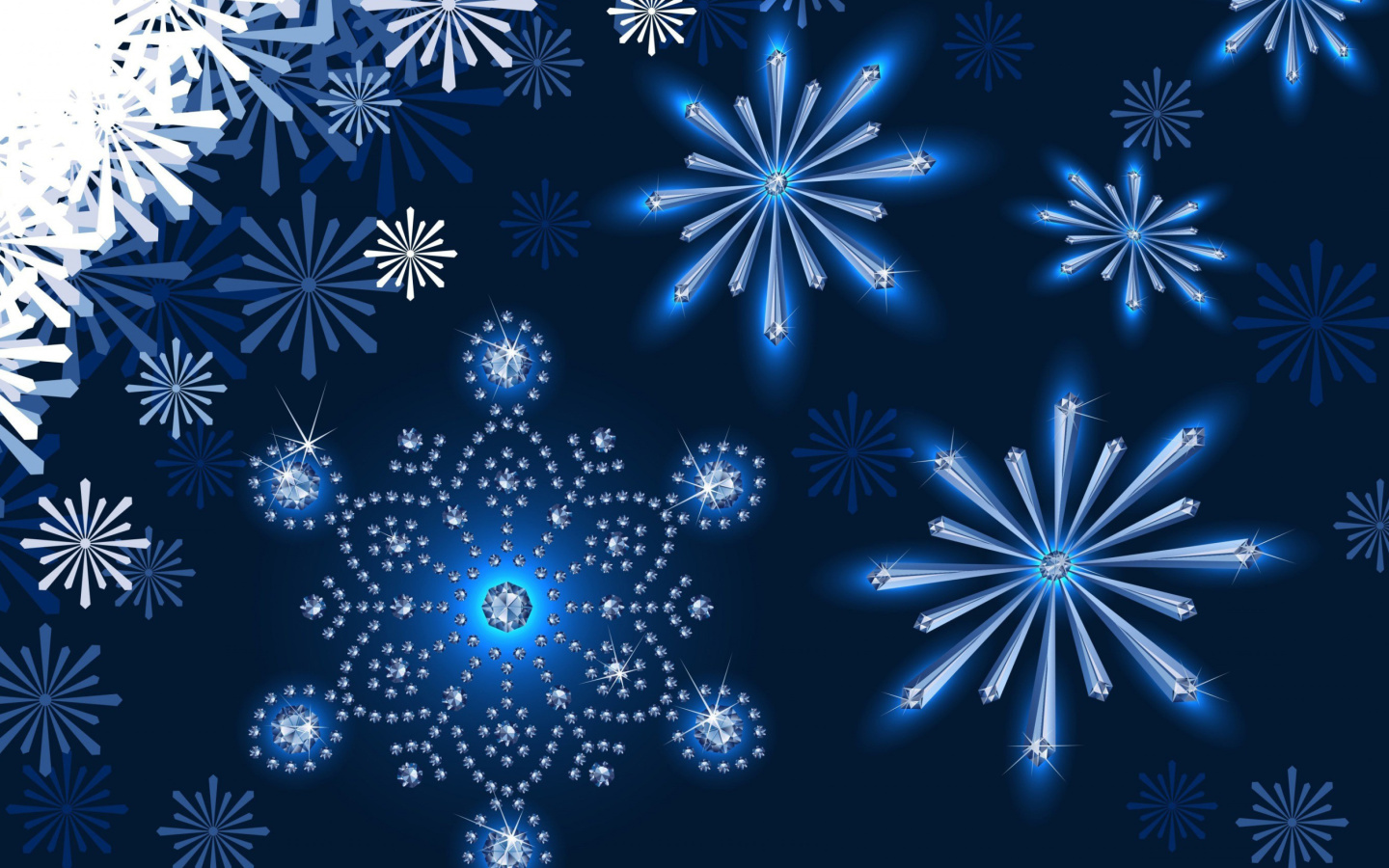 Sfondi Snowflakes Ornament 1440x900