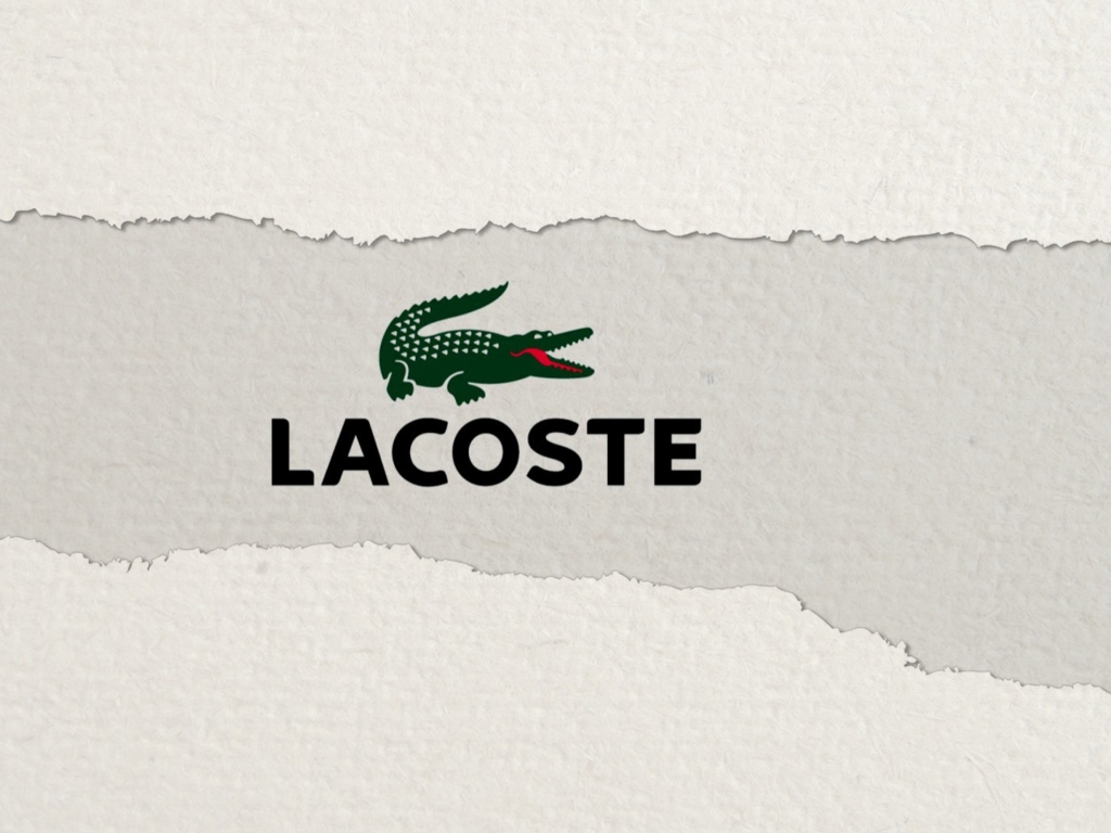 Das Lacoste Logo Wallpaper 1024x768