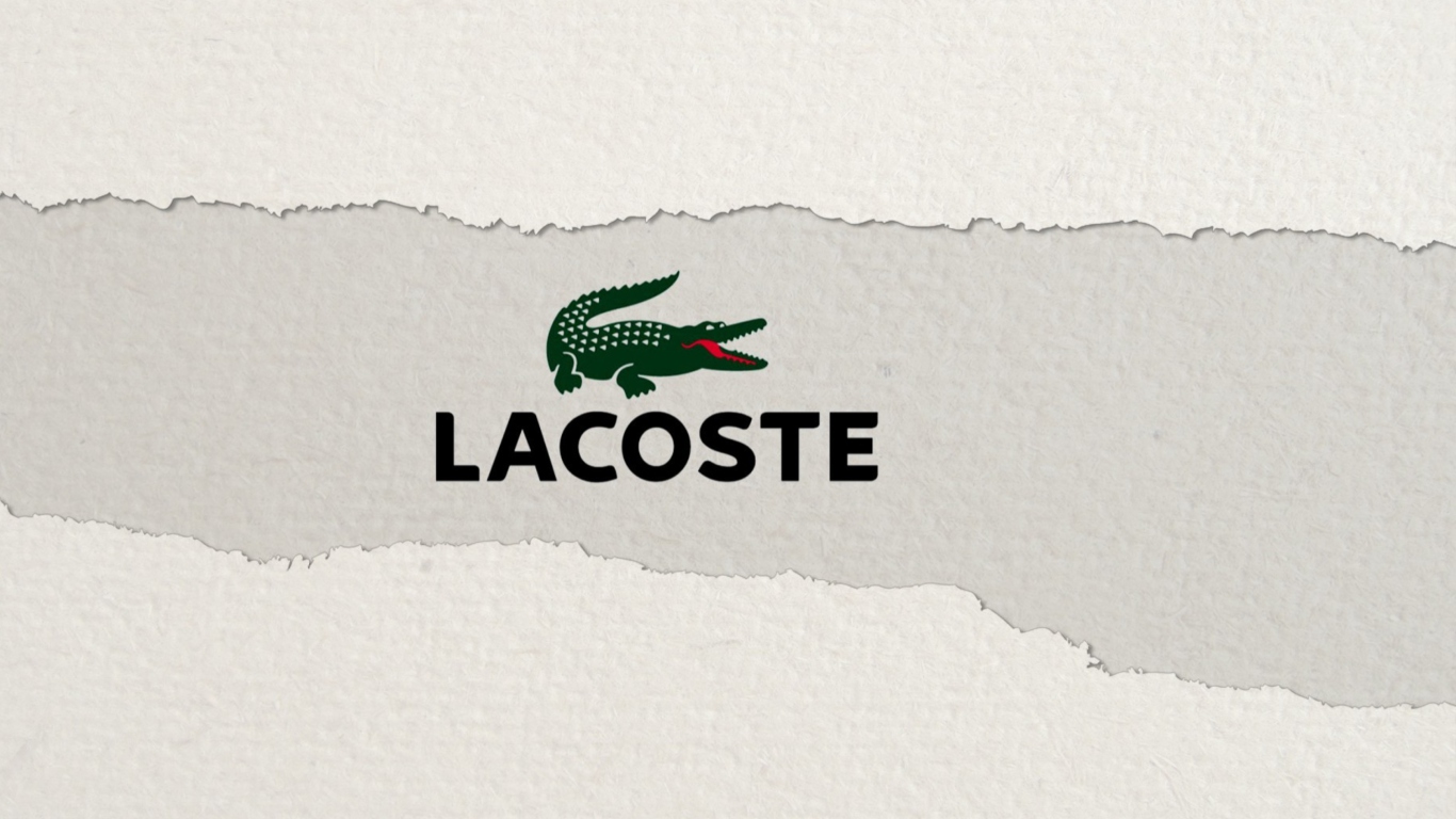 Fondo de pantalla Lacoste Logo 1366x768