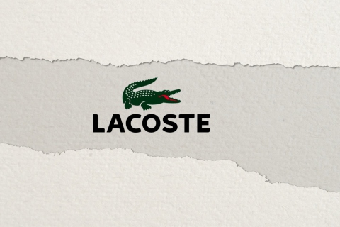 Das Lacoste Logo Wallpaper 480x320
