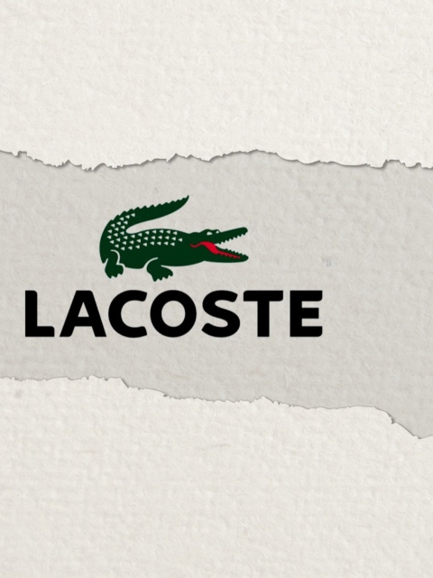 Das Lacoste Logo Wallpaper 480x640