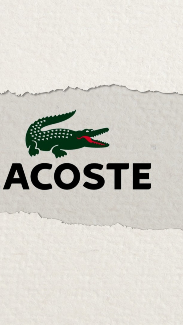 Das Lacoste Logo Wallpaper 640x1136