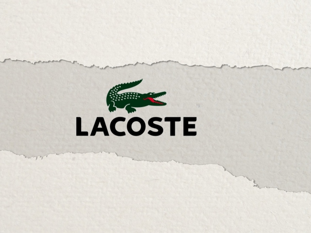 Das Lacoste Logo Wallpaper 640x480