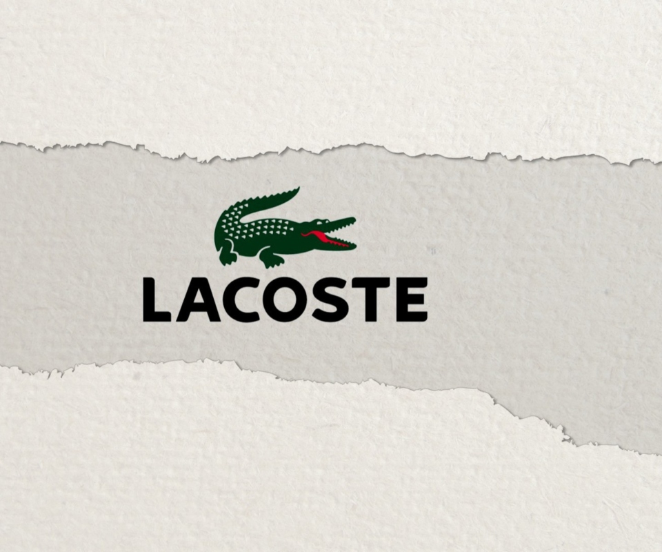 Das Lacoste Logo Wallpaper 960x800