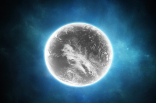 Gray Planet Picture for Android, iPhone and iPad