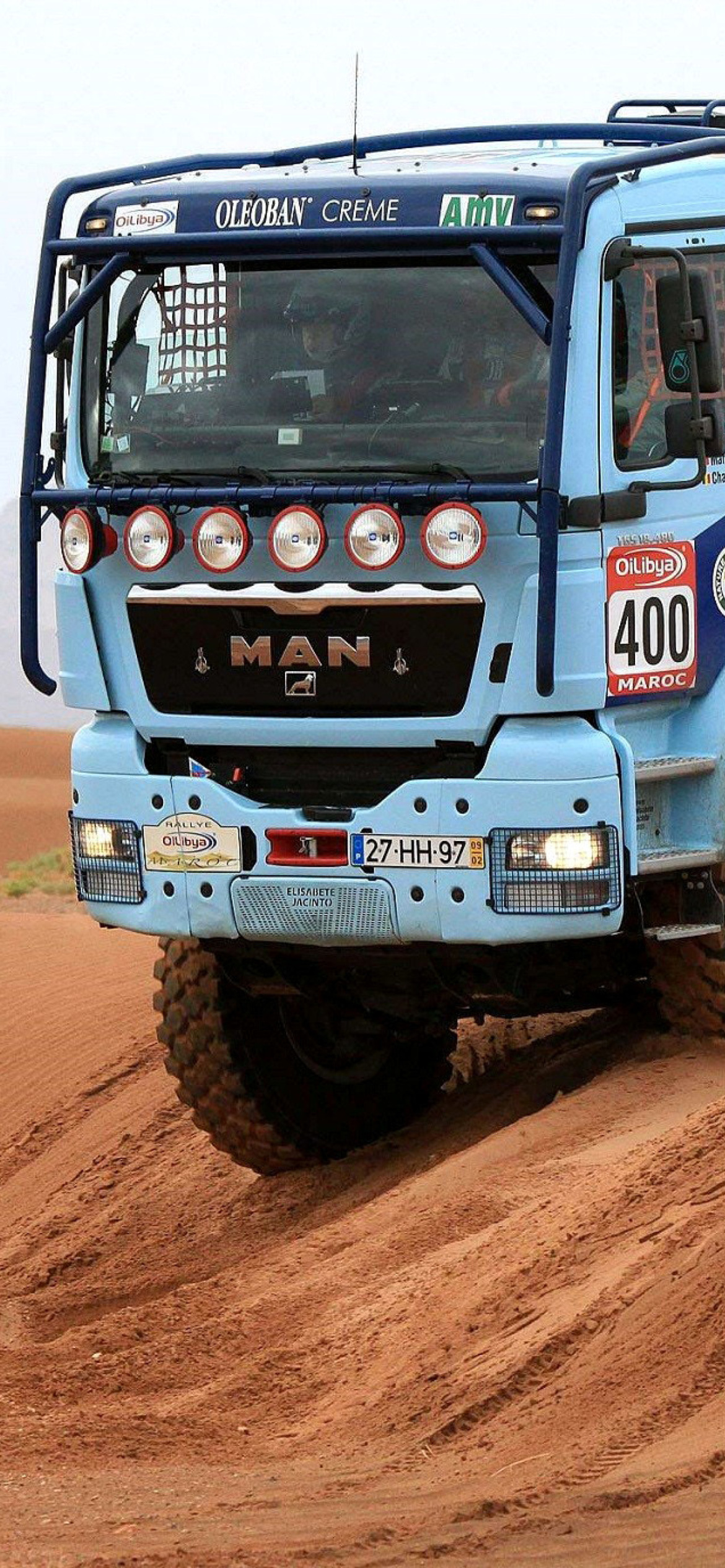Screenshot №1 pro téma Dakar Rally Man Truck 1170x2532