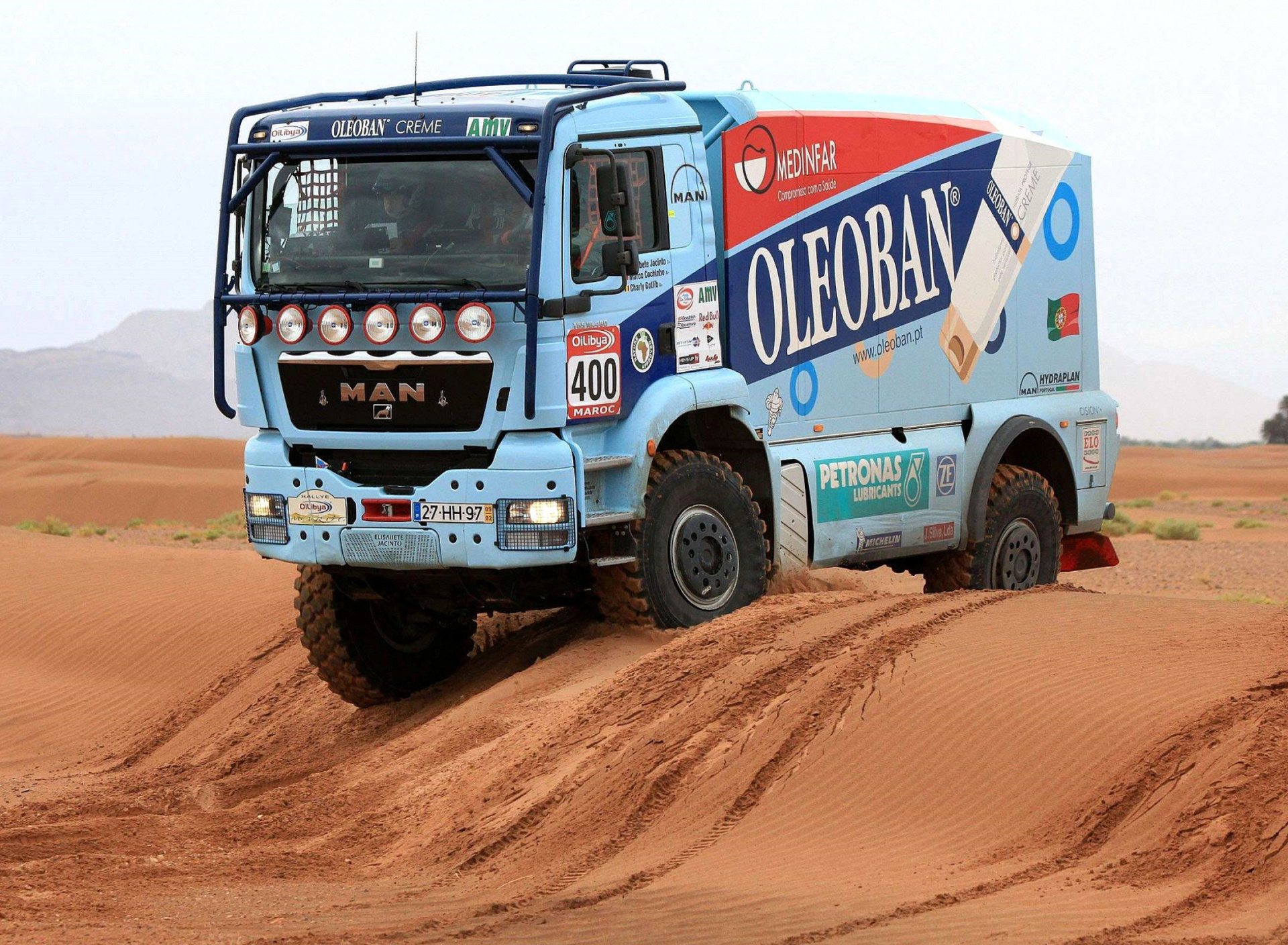 Sfondi Dakar Rally Man Truck 1920x1408