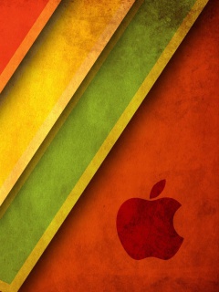 Обои Apple Macintosh Logo 240x320