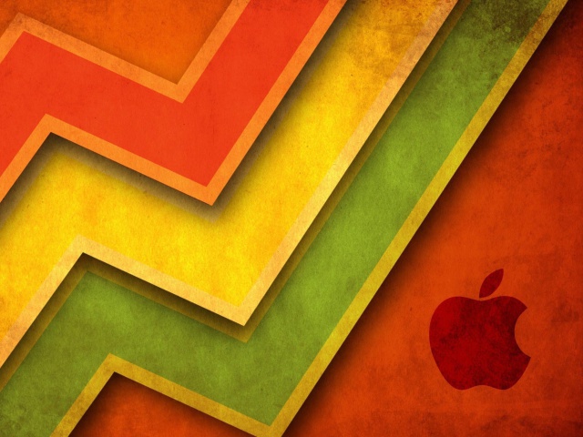 Das Apple Macintosh Logo Wallpaper 640x480