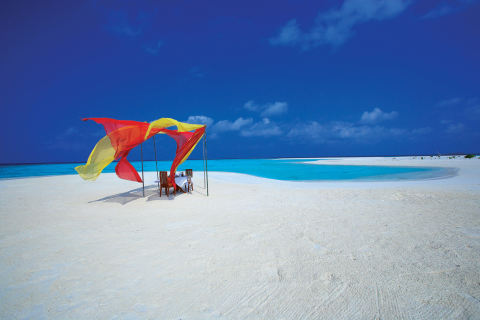 Обои Maldives Paradise 480x320
