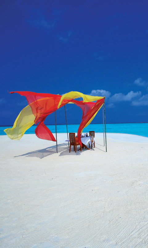 Sfondi Maldives Paradise 480x800